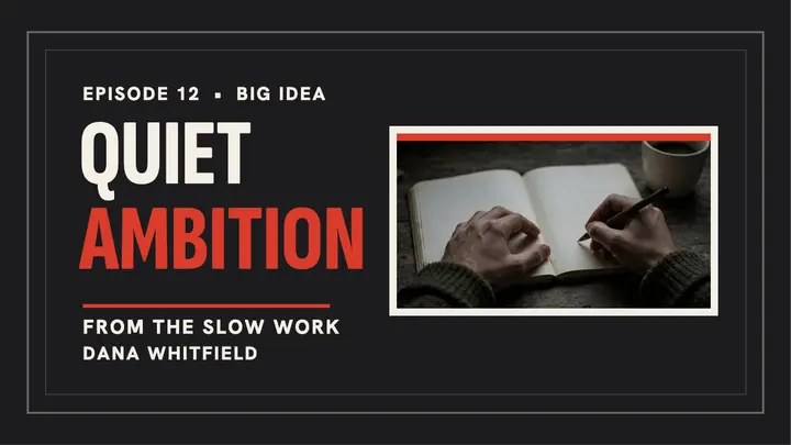Quiet Ambition book quote thumbnail template