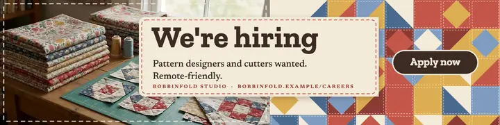 Quilt studio hiring LinkedIn banner template