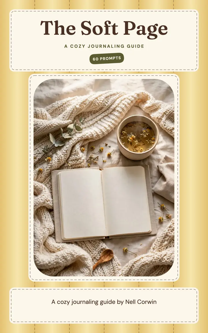 The Soft Page quilted journaling ebook cover template