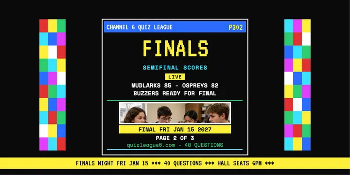 Channel 6 quiz finals teletext post template