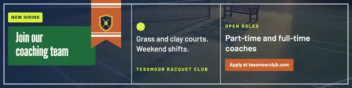 Racquet club coaches hiring LinkedIn banner template