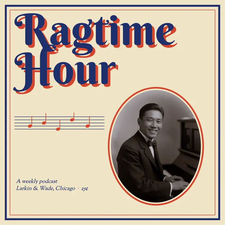 The Ragtime Hour podcast cover template