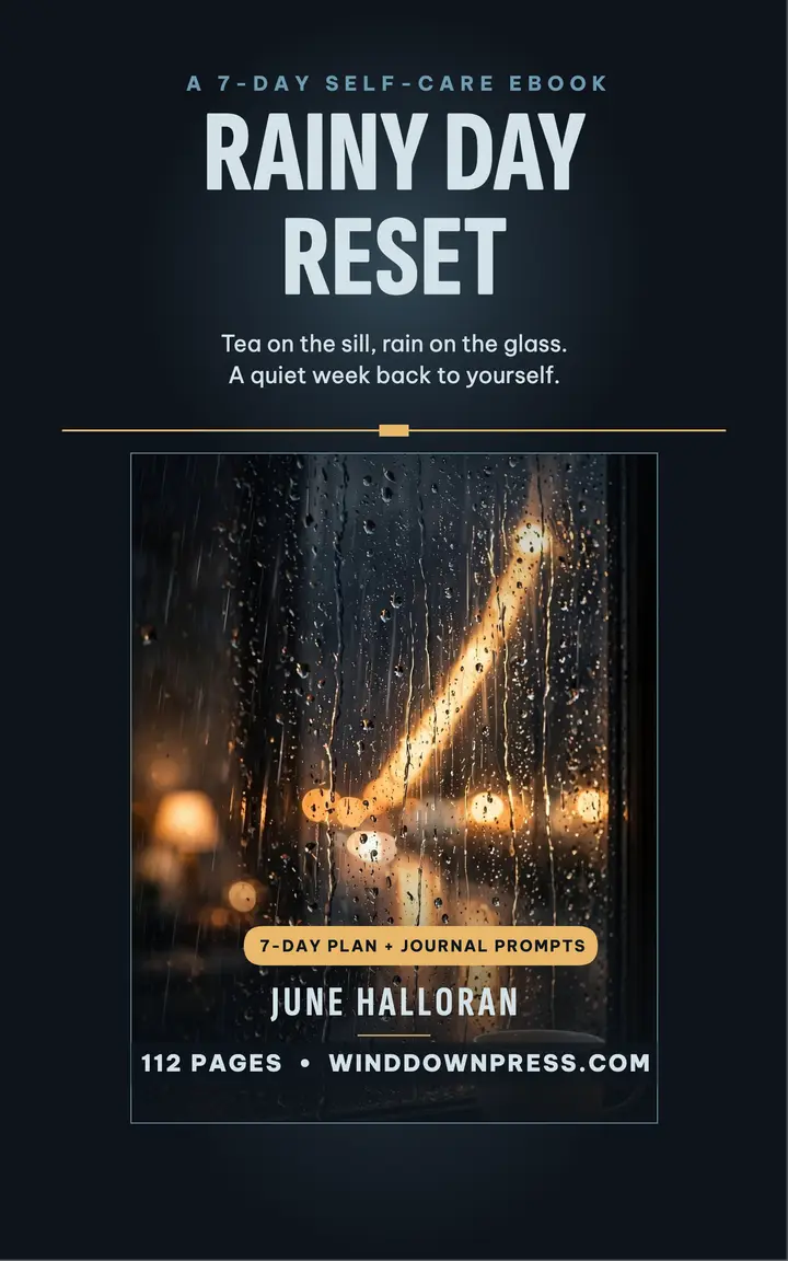 Rainy Day Reset self-care ebook template