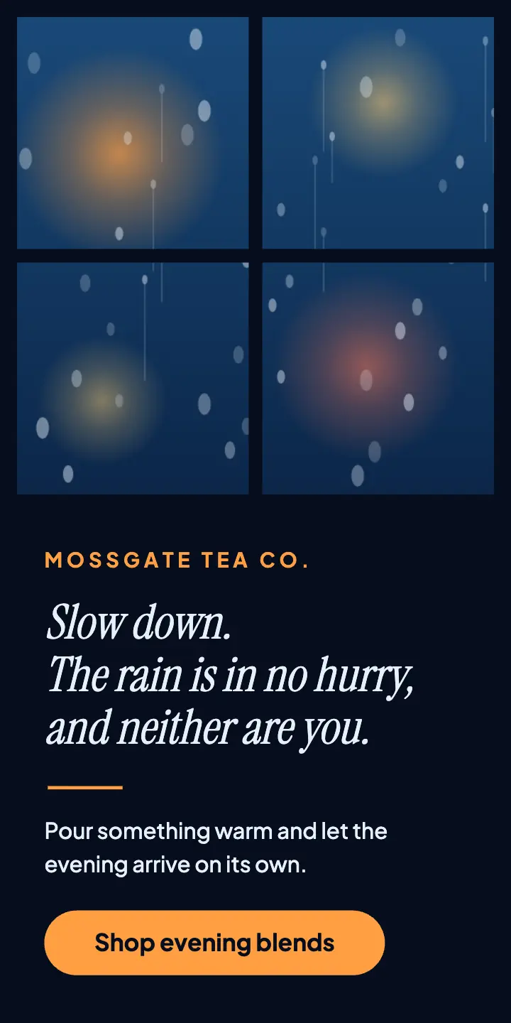 Rainy night slow down quote template