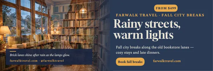 Farwalk fall city break header template