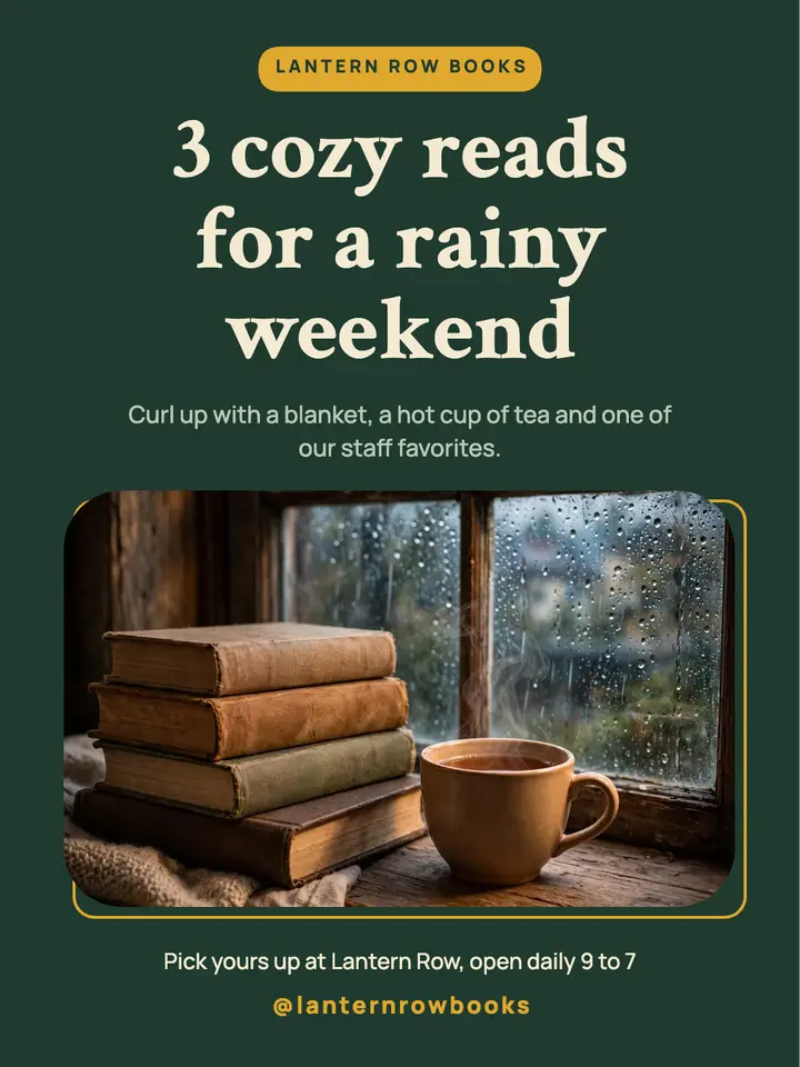 Rainy weekend reads post template