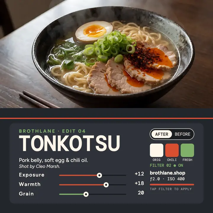 Brothlane tonkotsu ramen edit template