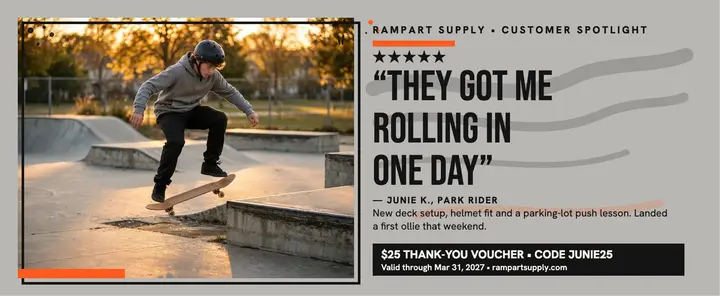 Rampart skater spotlight voucher template