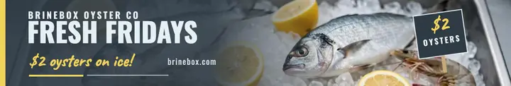 Brinebox Fresh Fridays raw-bar cover template