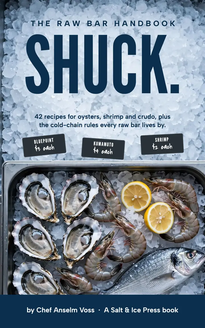 Salt and Ice raw bar handbook template