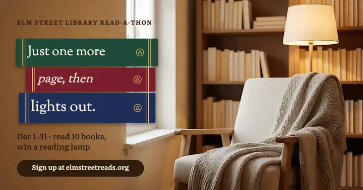 Elm Street winter read-a-thon post template