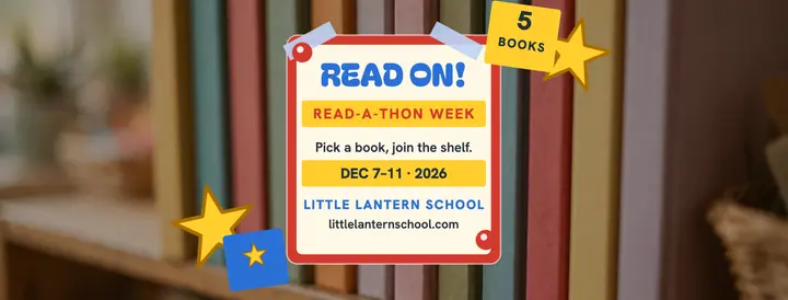 Little Lantern read-a-thon bulletin cover template