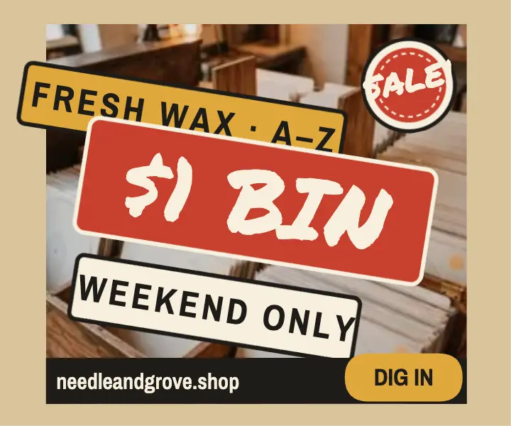 Needle and Grove one dollar bin sale ad template