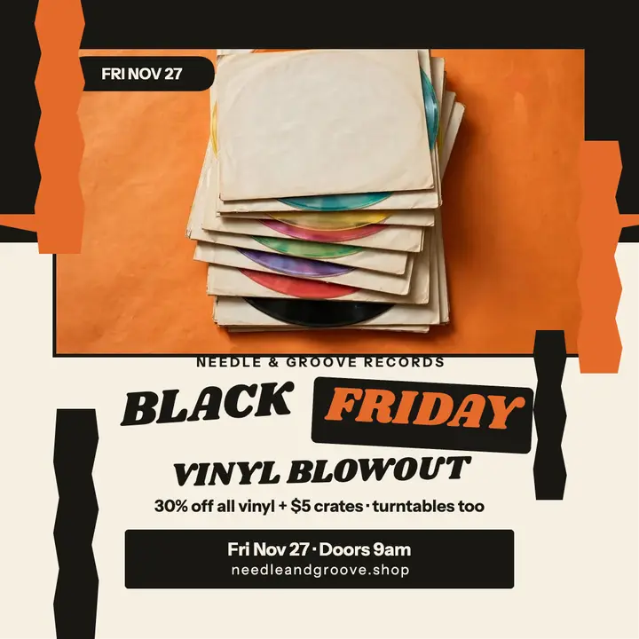 Needle and Groove Black Friday vinyl post template
