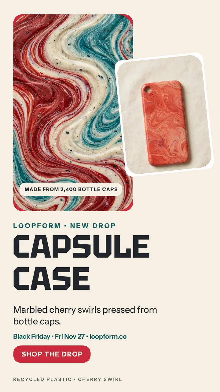 Loopform Capsule Case launch story: phone case launch story template