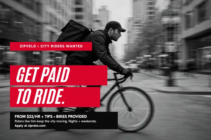 Zipvelo city riders hiring card template