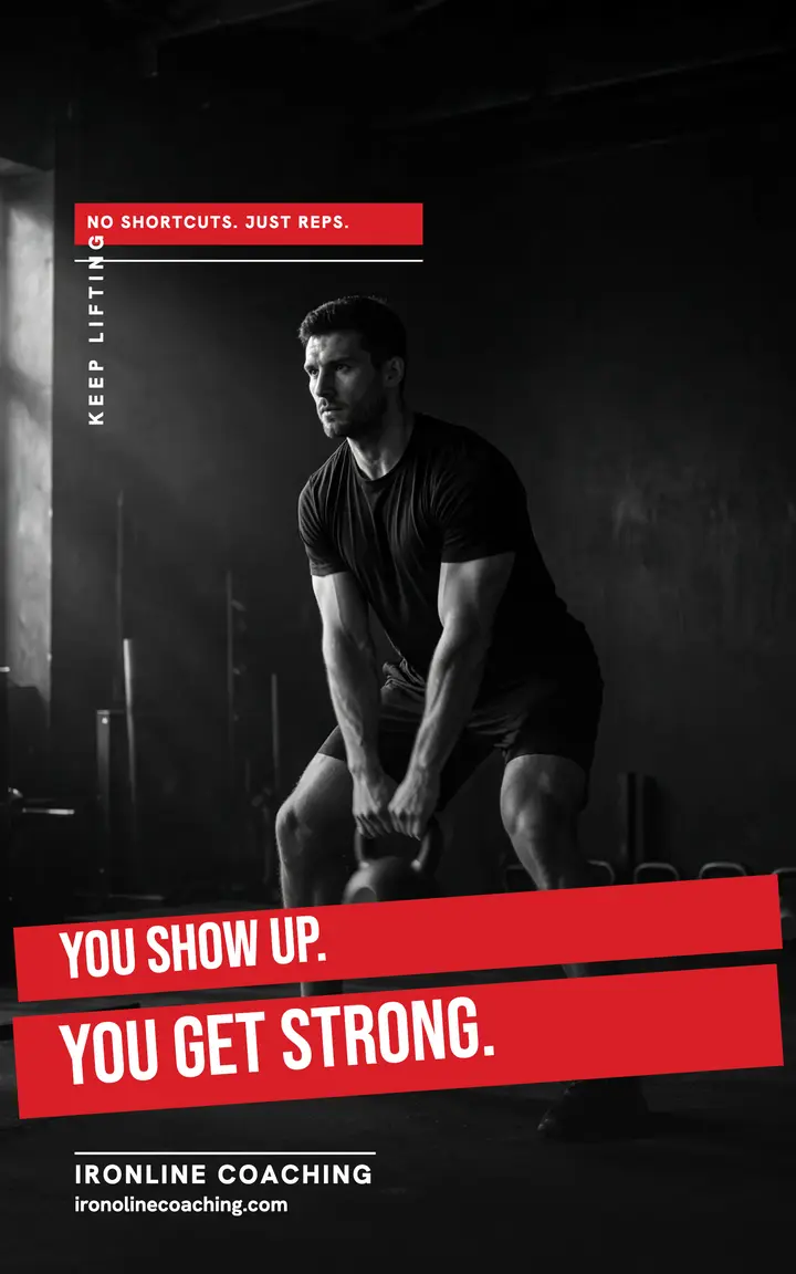 Ironline gym mantra quote divider template