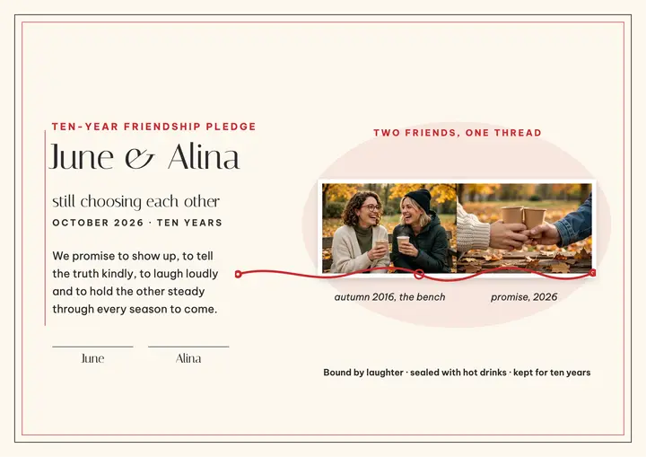 June and Alina red thread pledge template