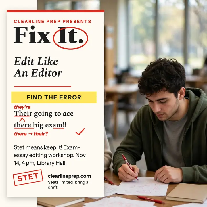 Clearline editing workshop post template