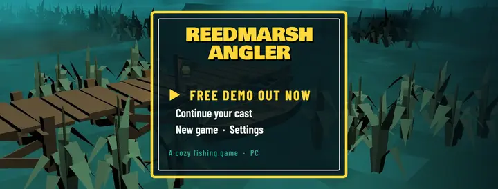 Fishing game demo, PS1 menu template