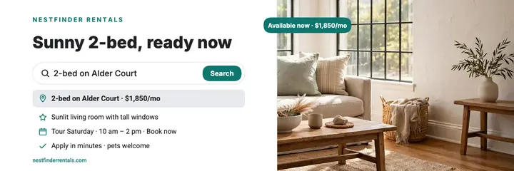 Nestfinder sunny rental search header template