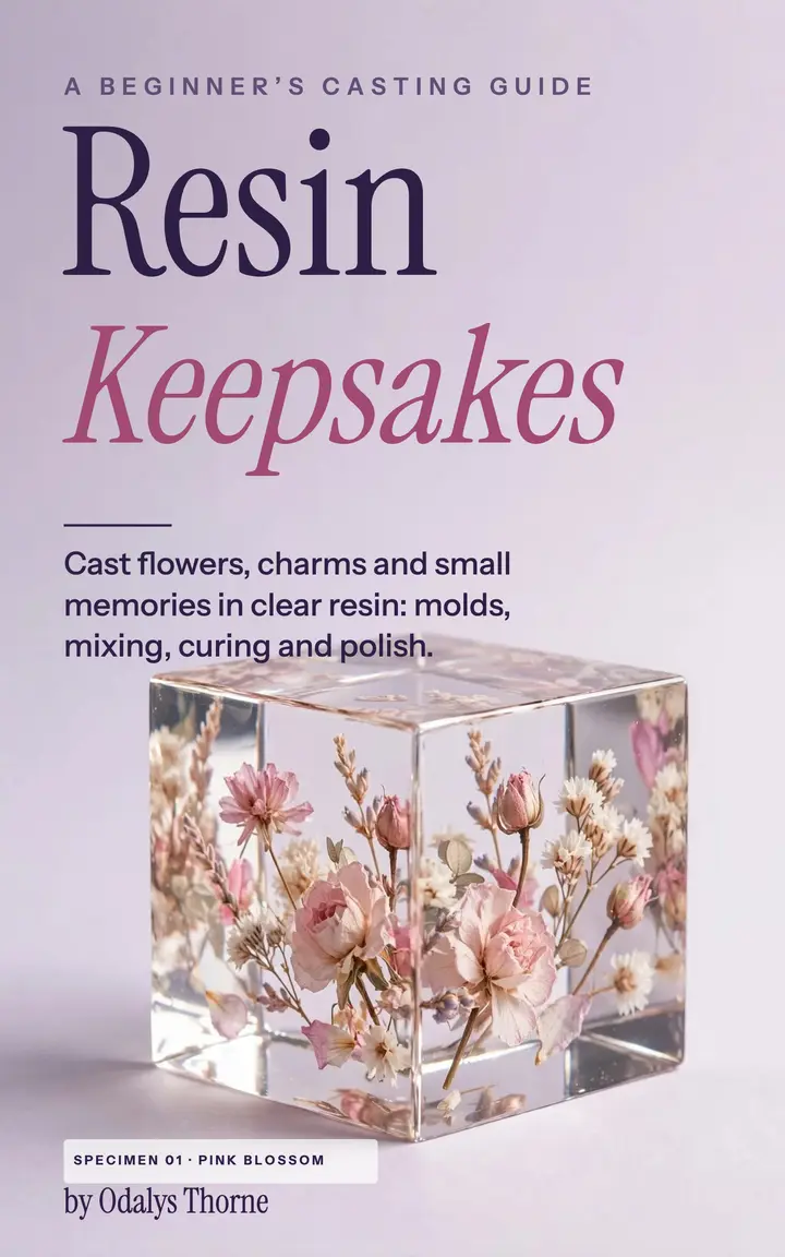 Resin Keepsakes ebook cover template