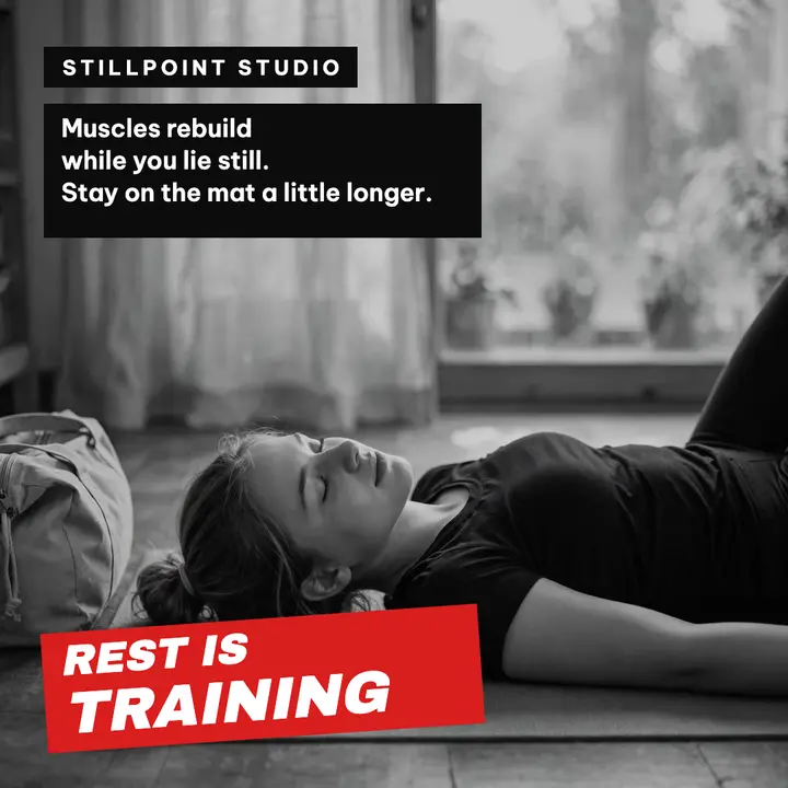 Rest is training wellness post template