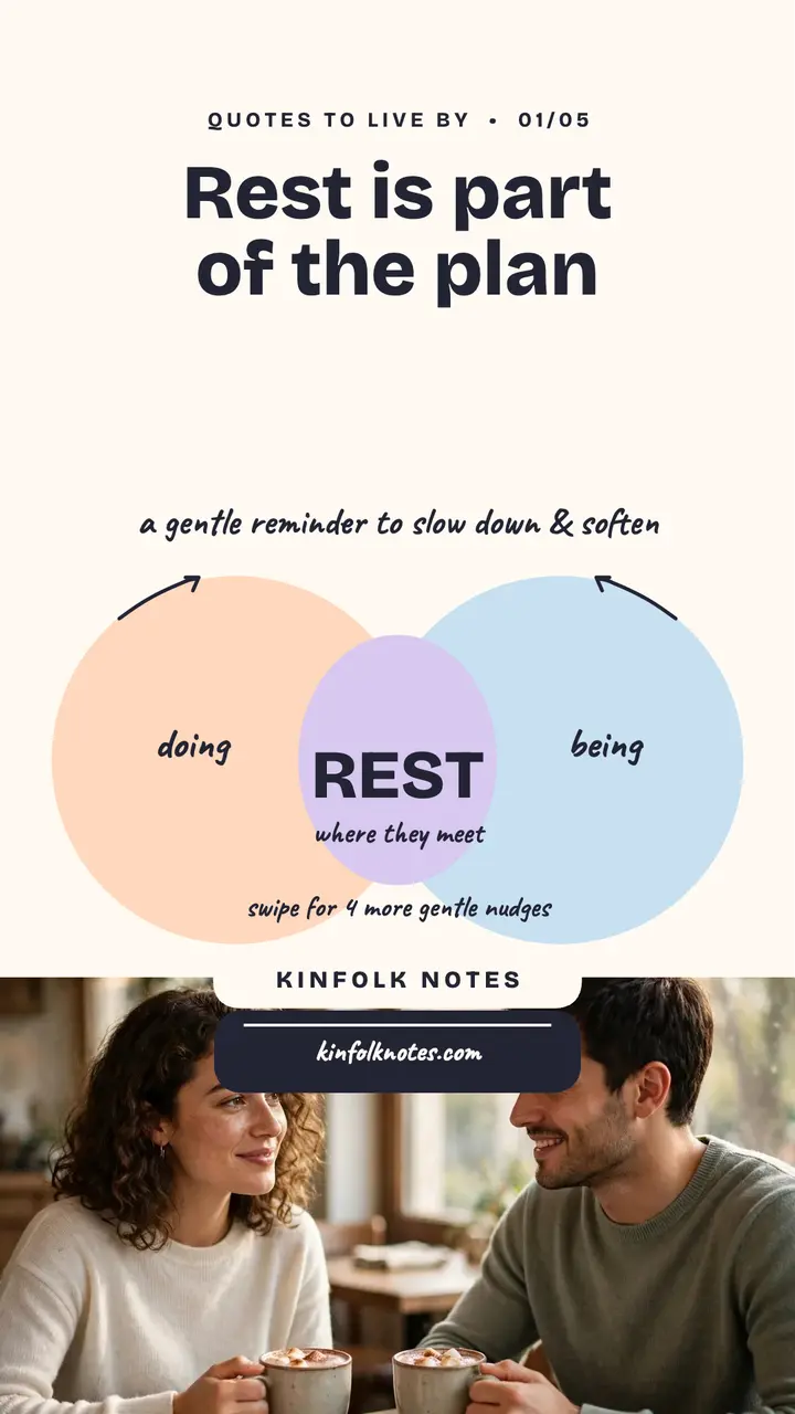 Rest is part of the plan venn story template