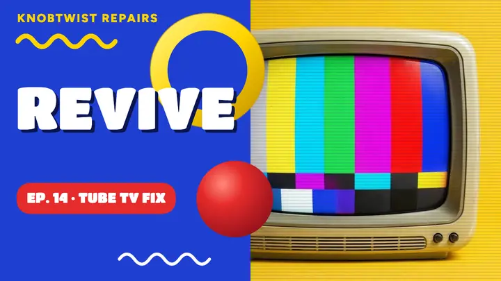Knobtwist tube TV repair thumbnail template