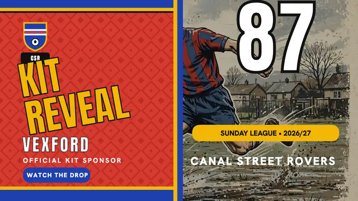 Canal Street Rovers kit reveal thumbnail template
