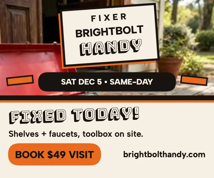 Brightbolt Handy same-day fix ad template