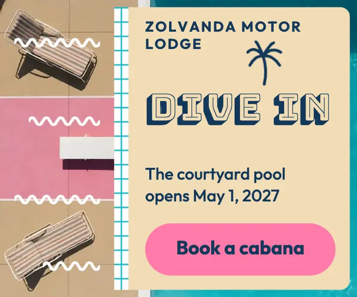 Zolvanda Motor Lodge new pool display ad template