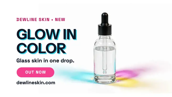 Dewline Skin glow serum RGB thumbnail template