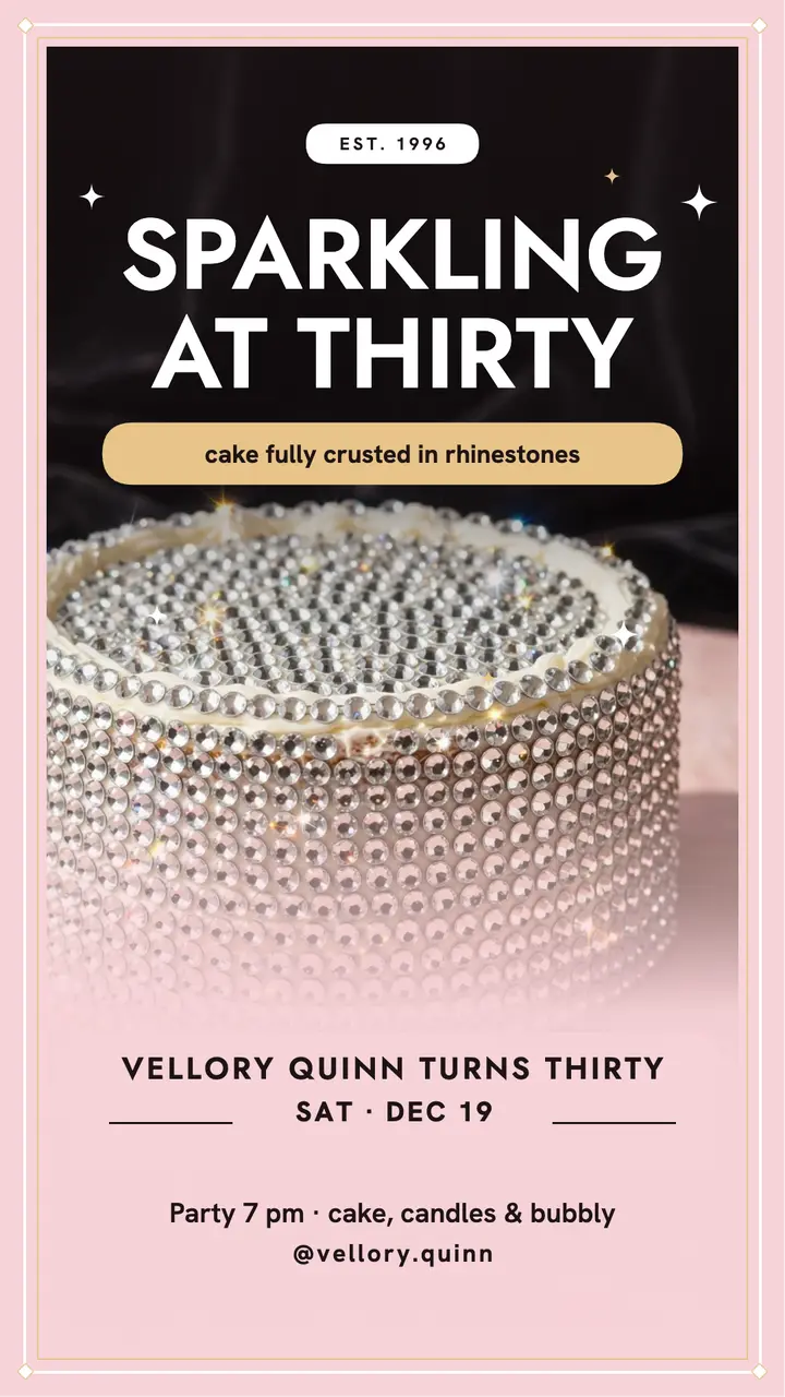 Vellory Quinn sparkling thirty story template