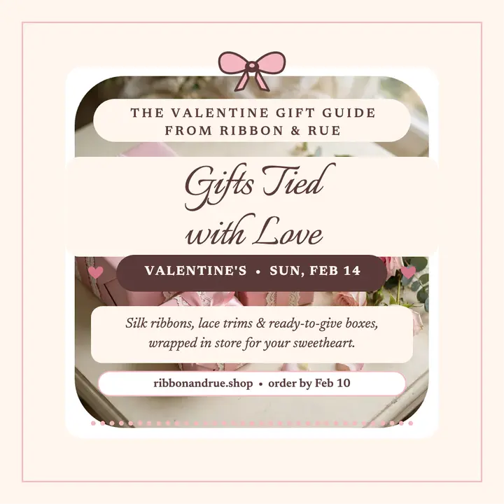 Ribbon and Rue Valentine gift guide post template