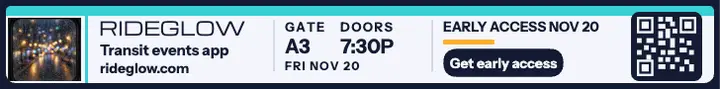 Rideglow early access wallet pass ad template