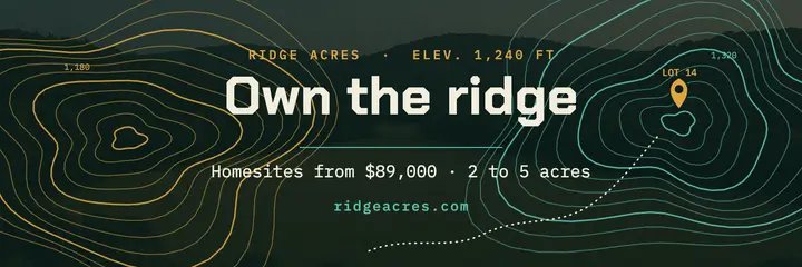 Ridge Acres homesites header template