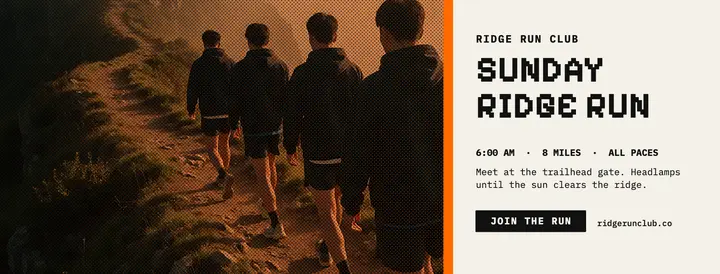 Ridge Run Club dither cover template