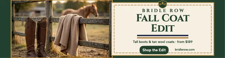 Bridle Row fall coat edit billboard template