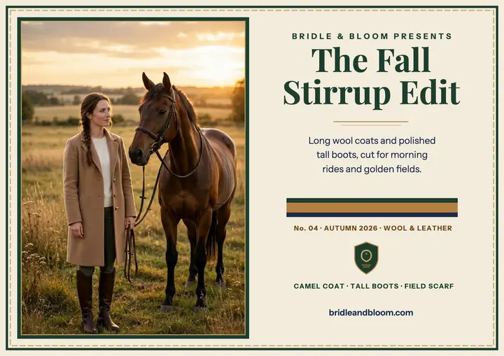 Bridle and Bloom fall coat certificate template