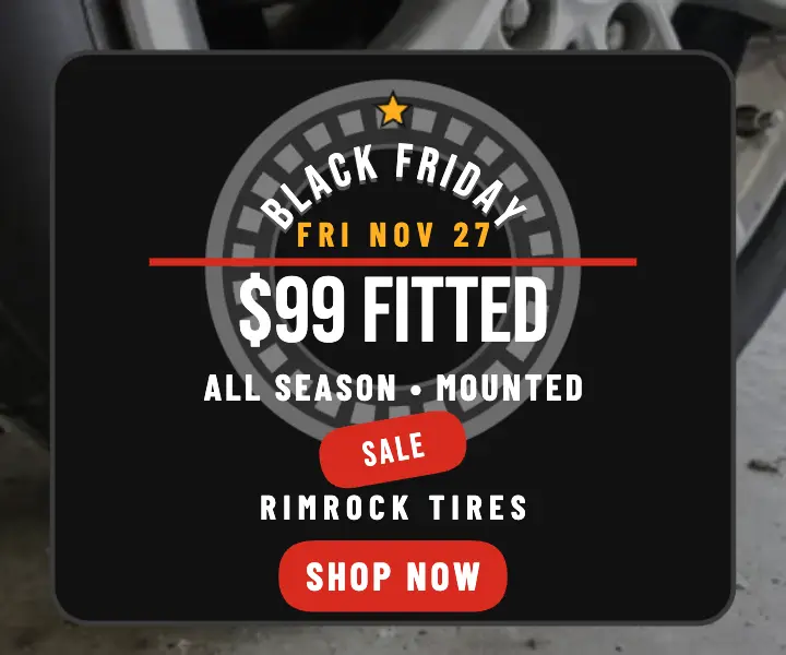 Rimrock Black Friday tire sale ad template