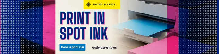 Dotfold Press riso print studio LinkedIn banner template