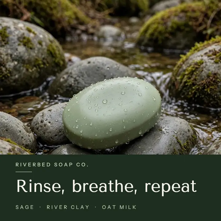 Riverbed Soap Co. self-care post template