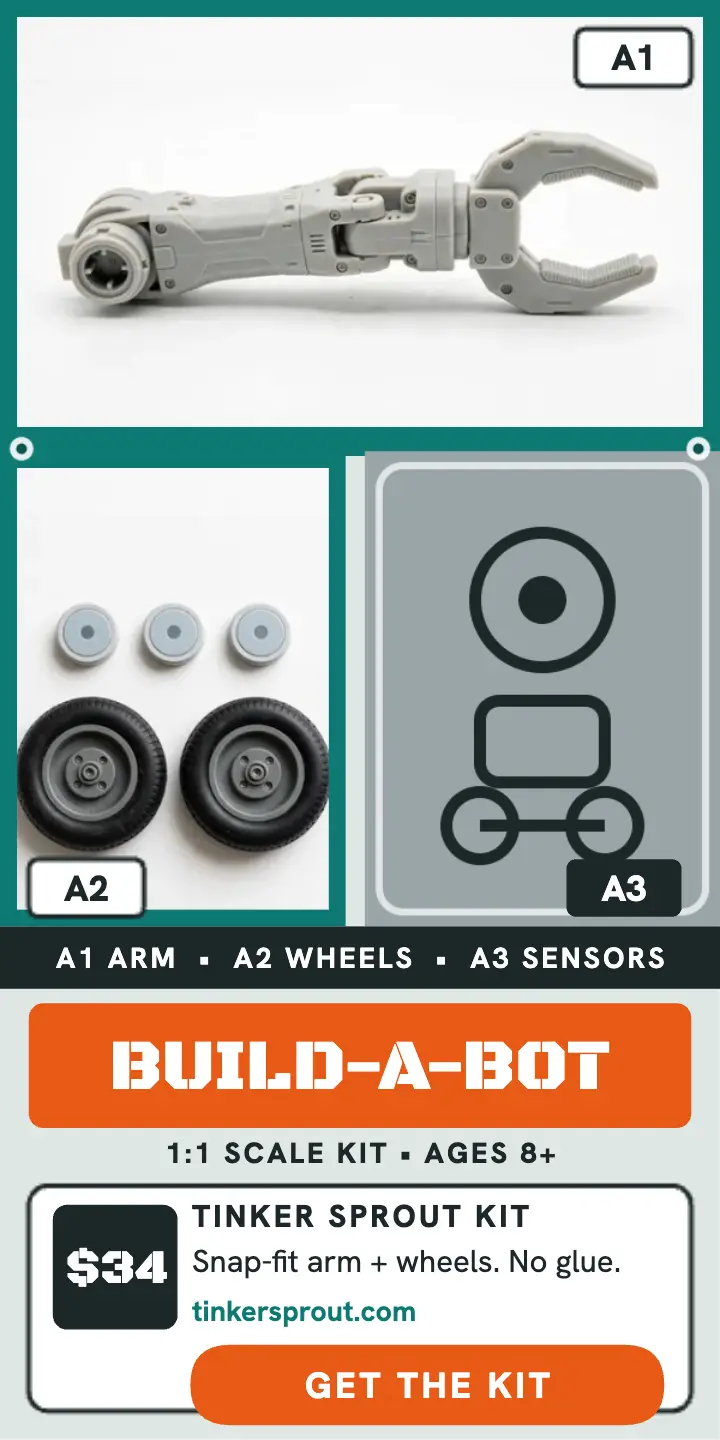 Tinker Sprout build-a-bot sprue ad template