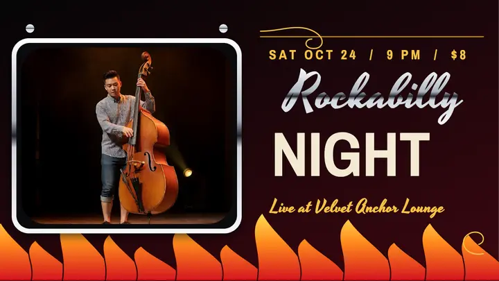 Velvet Anchor rockabilly night hot-rod flames thumbnail template