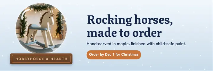 Hobbyhorse and Hearth rocking horses template