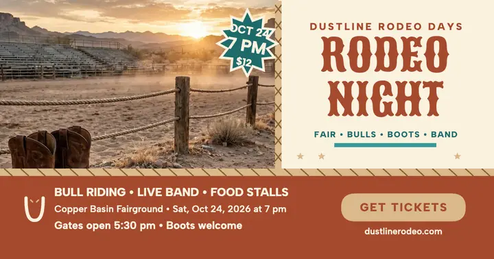 Dustline Rodeo Days fair night post template