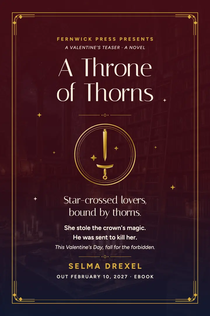 Throne of Thorns Valentine teaser poster template