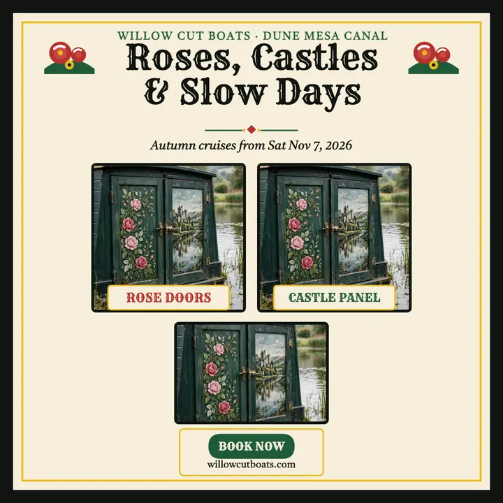 Willow Cut narrowboat stay post template