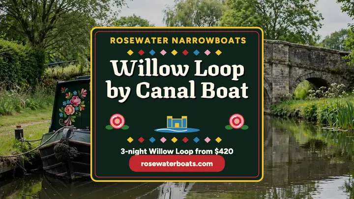 Rosewater Narrowboats Willow Loop tour thumbnail template